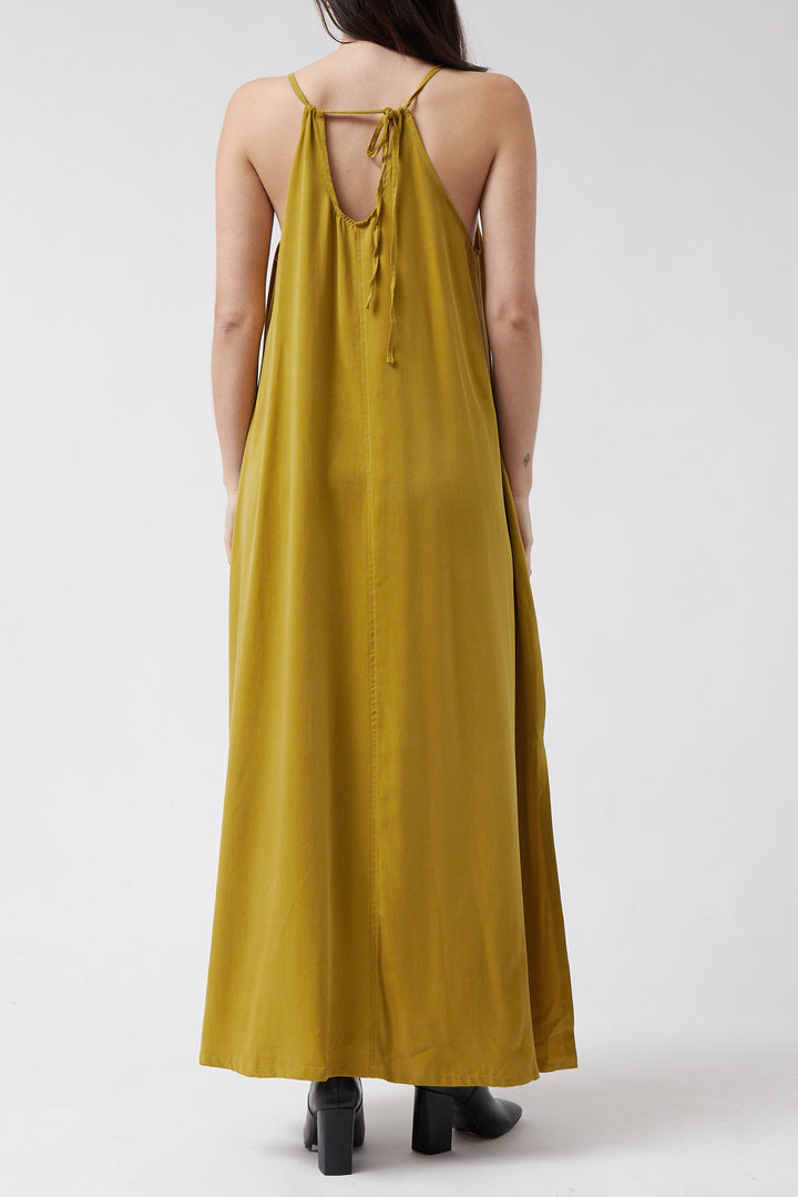 Late Lime Nit Dress