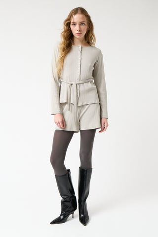 Almond Cardigan in organic cotton by amt. studio — image 4