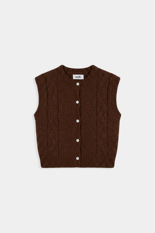 Praline Vest in alpaca by amt. studio — image 3